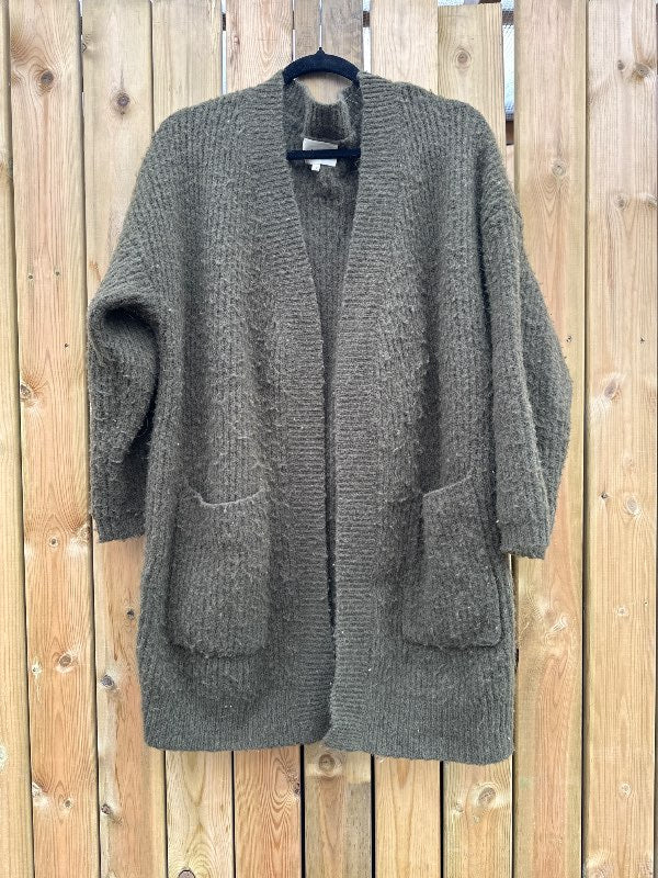 Artlove græn síð peysa ull/alpaca