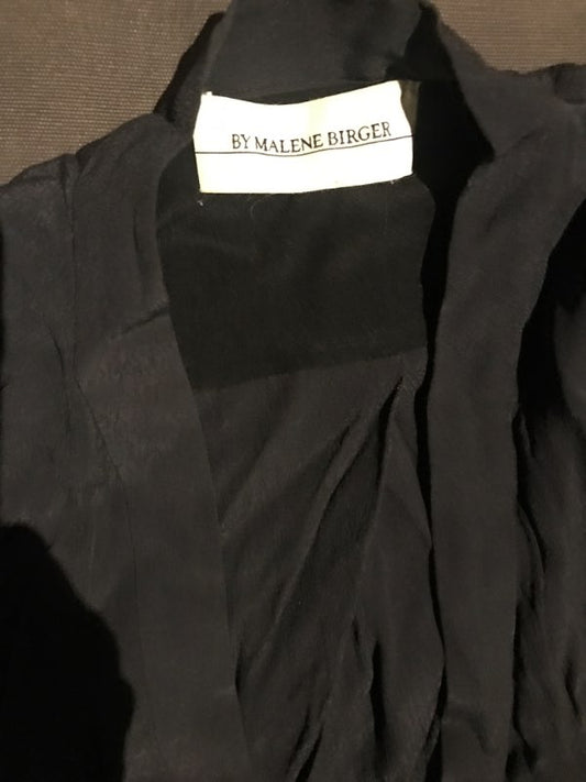 Malene Birger viscose overlap shirt