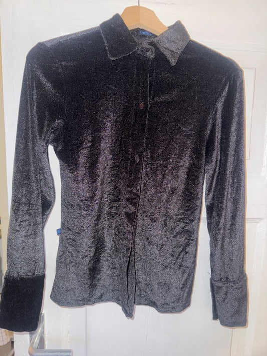 Vintage velour skyrta