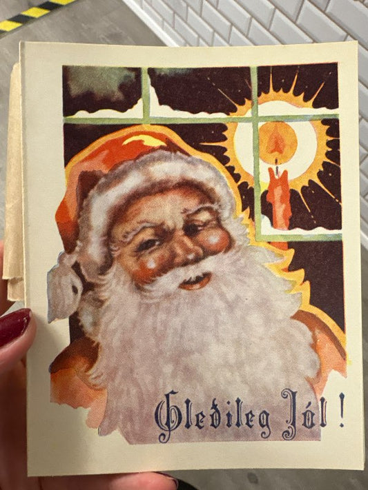 Jólakort jólasveinn