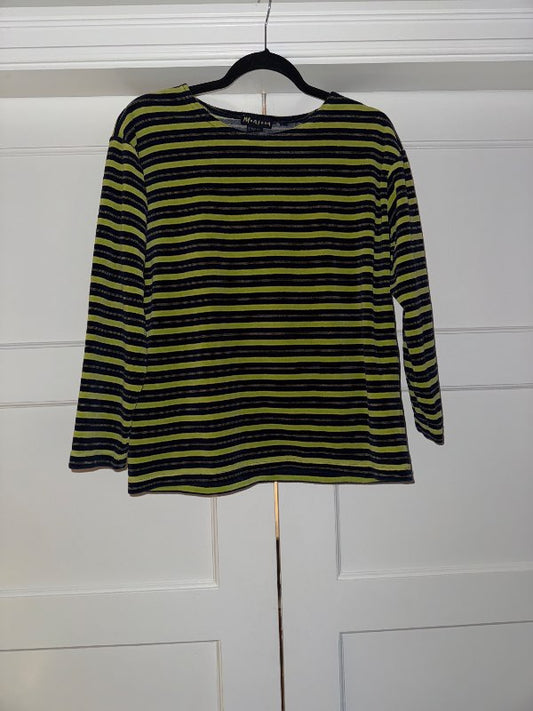 Röndóttur flauelsbolur