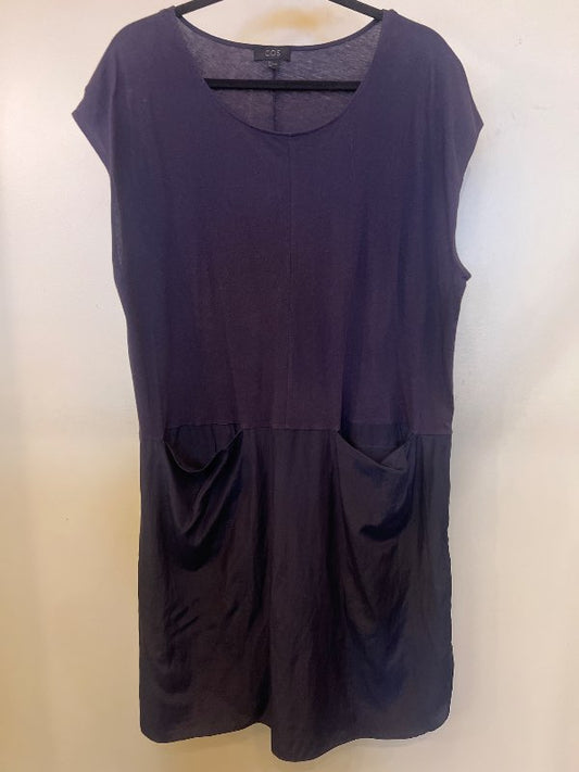 Cos Kjóll Navy Blue