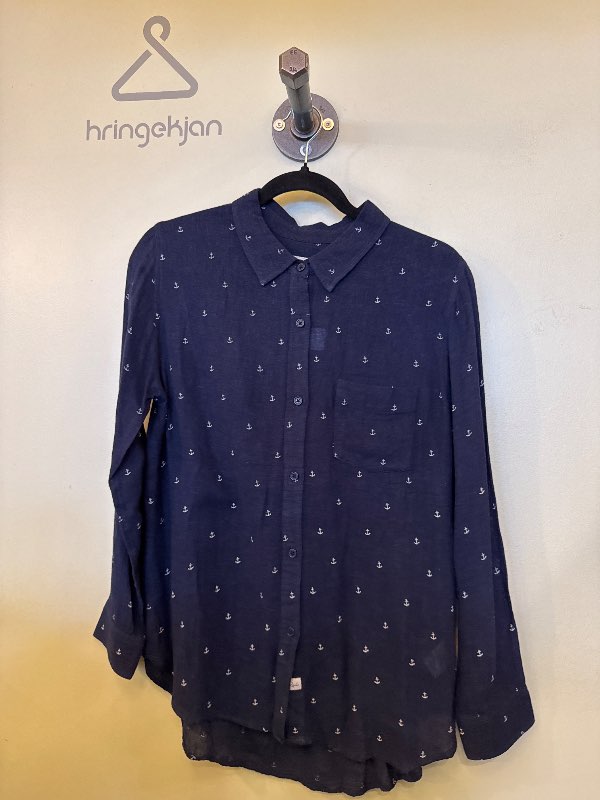 Rails skyrta dökkblá m. akkerum