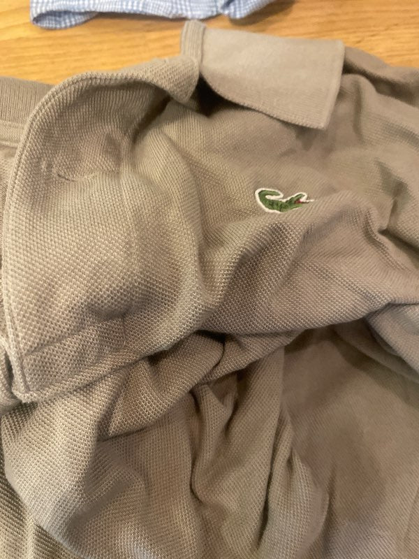 Beige Lacoste polo