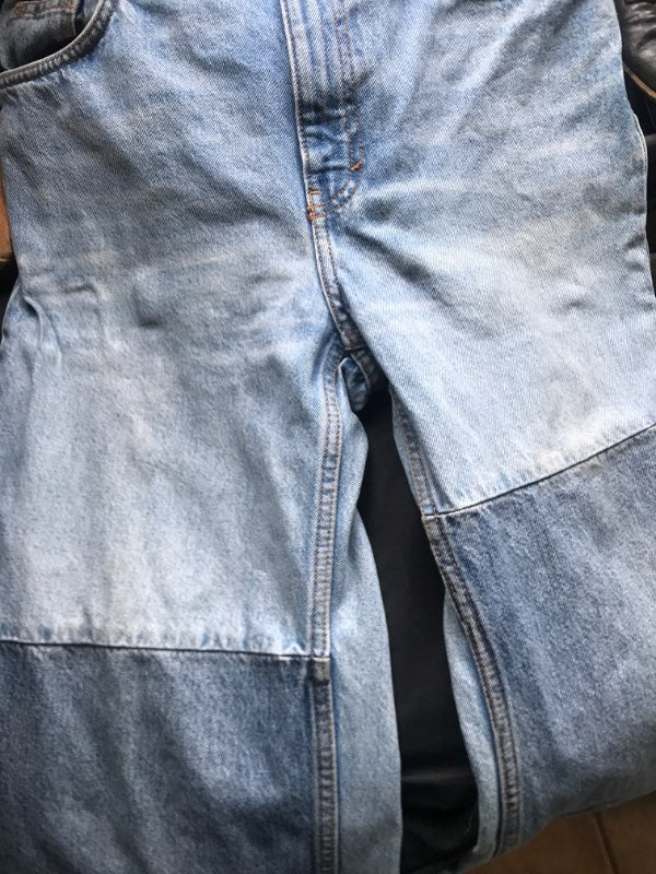 patchwork jeans