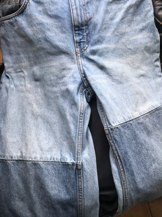 patchwork jeans