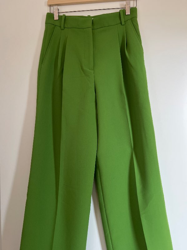 Zara grænar dragtarbuxur