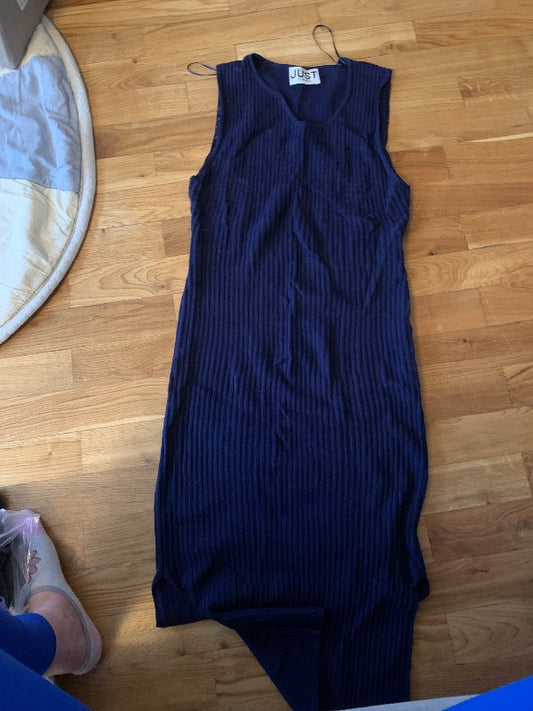 Just female navy knit dress