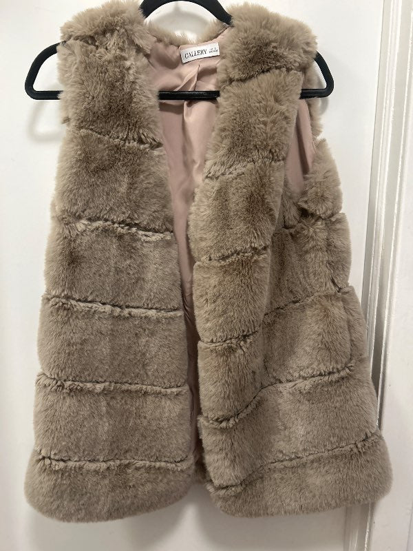 GALLERY Faux fur fillet cream