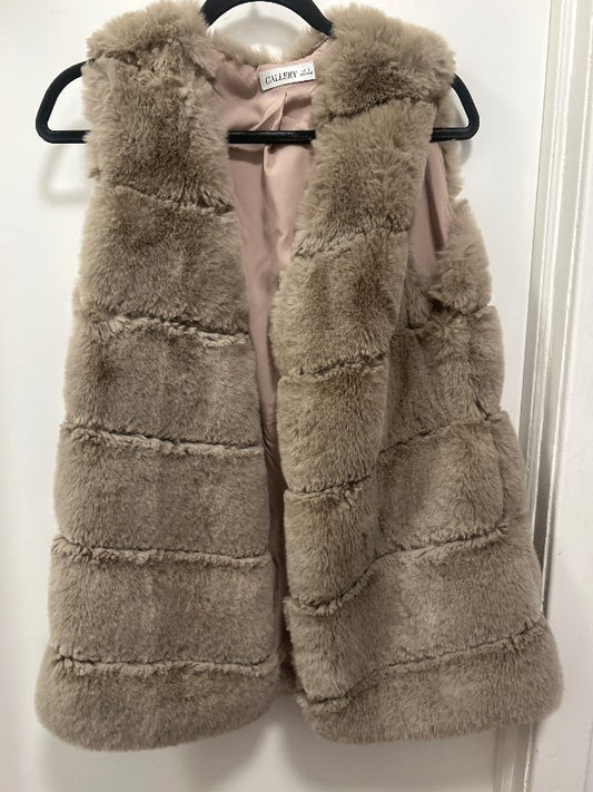 GALLERY Faux fur fillet cream