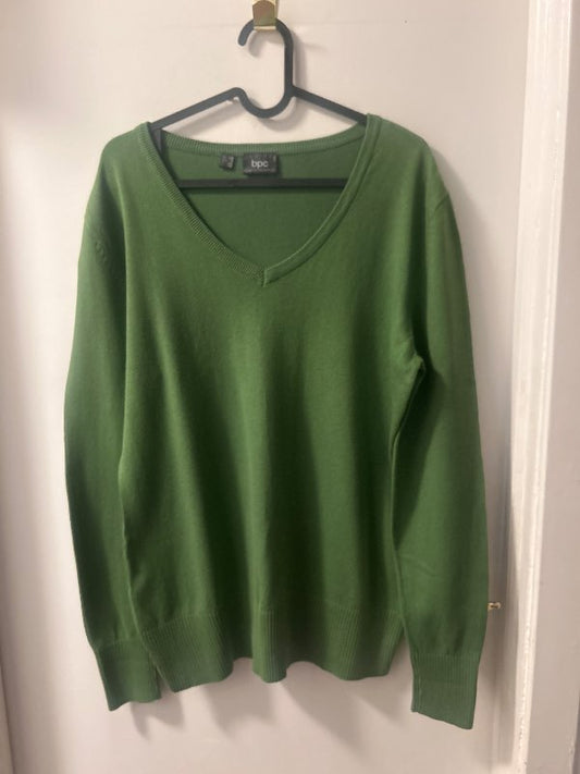 bpc green sweater