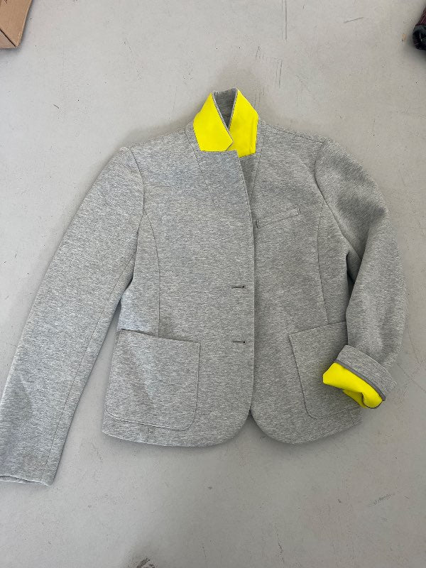 GAP blazer grár/neon gulur