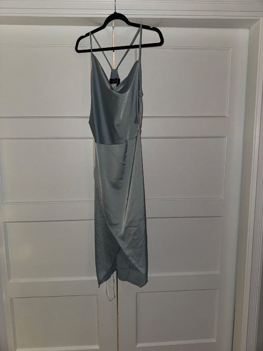 Blár missguided kjóll