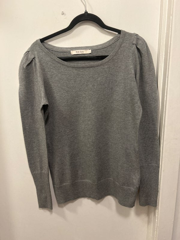 Reiss cotton & 10% cashmere grey