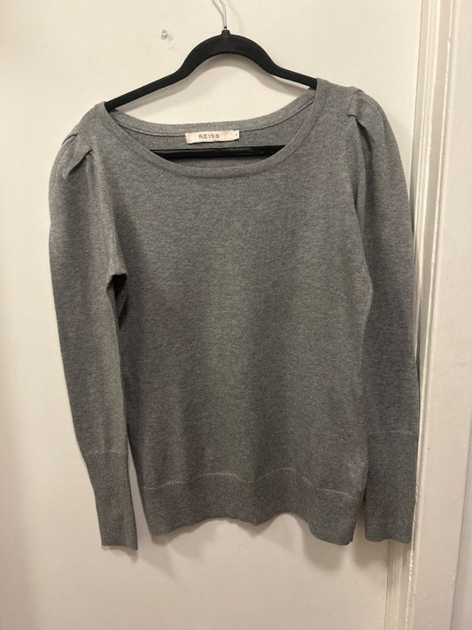 Reiss cotton & 10% cashmere grey