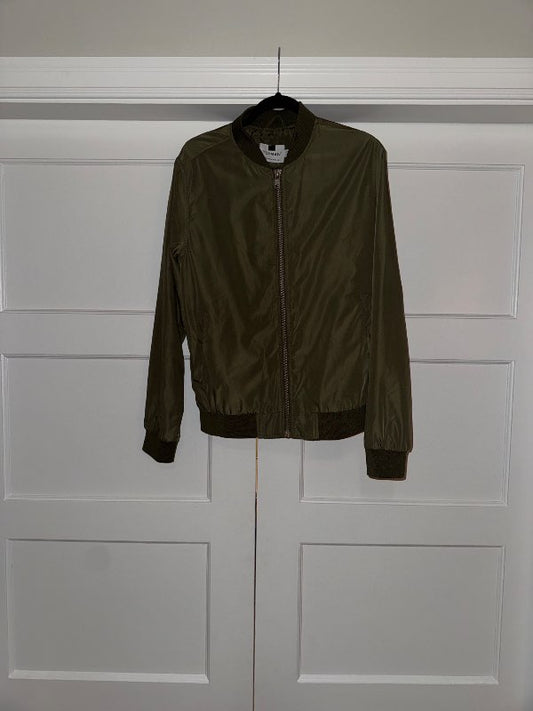 Mosagrænn bomberjakki