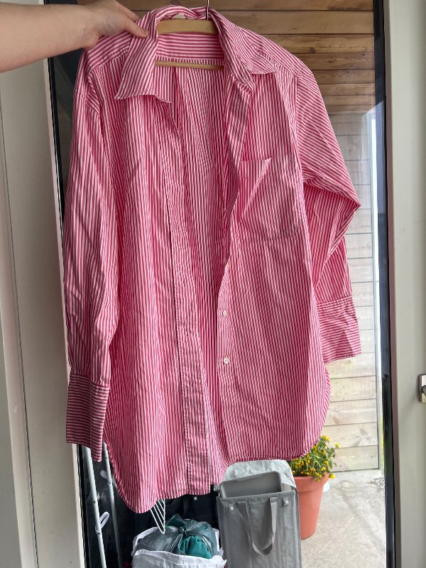 Arket pink shirt