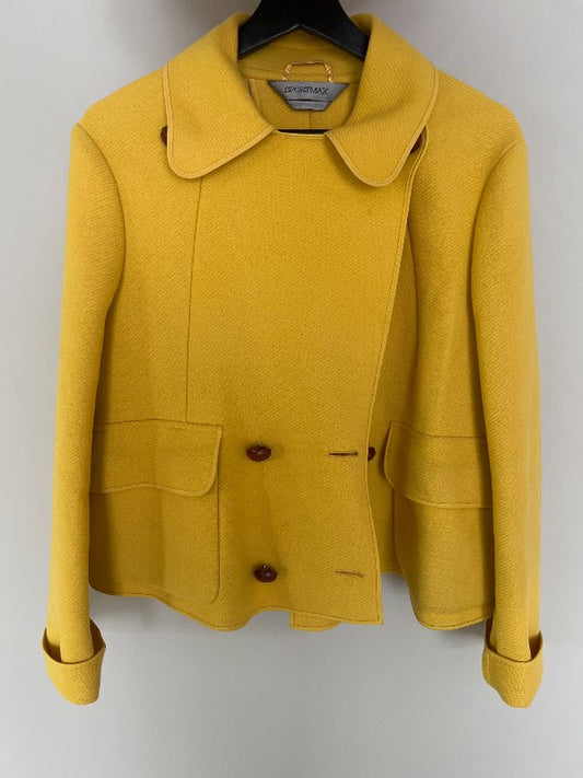 Sportmax gulur ullarjakki