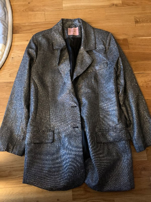 Dont just go with the flow sparkle jacket
