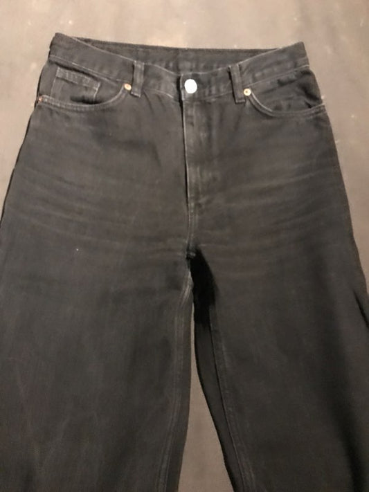 high rise wide leg jeans