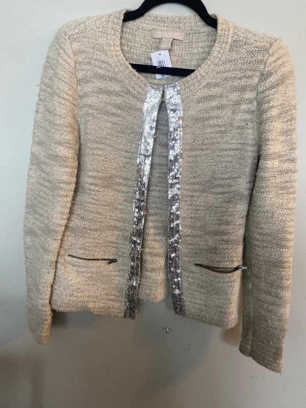 Peysa 100% merino með pallíettum BR