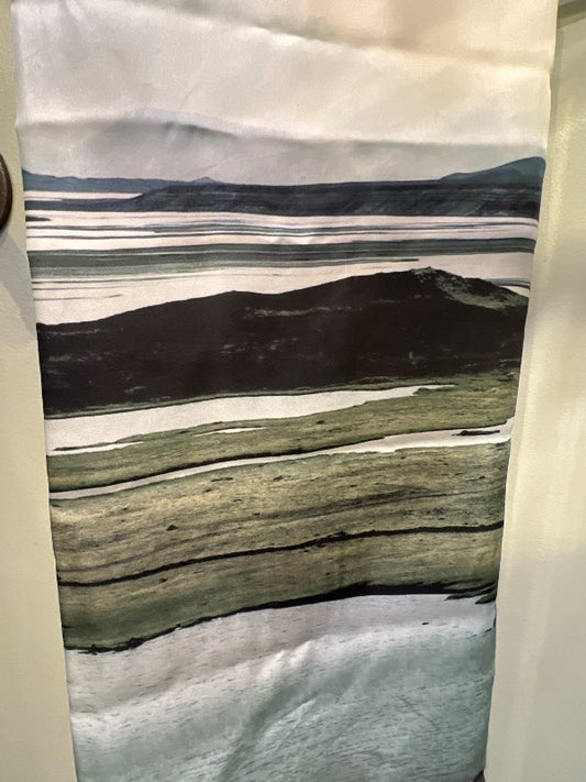 Silkiklútur ísl. landslag