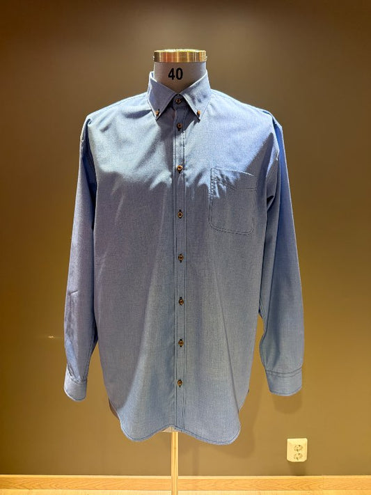 Pre end blá herraskyrta