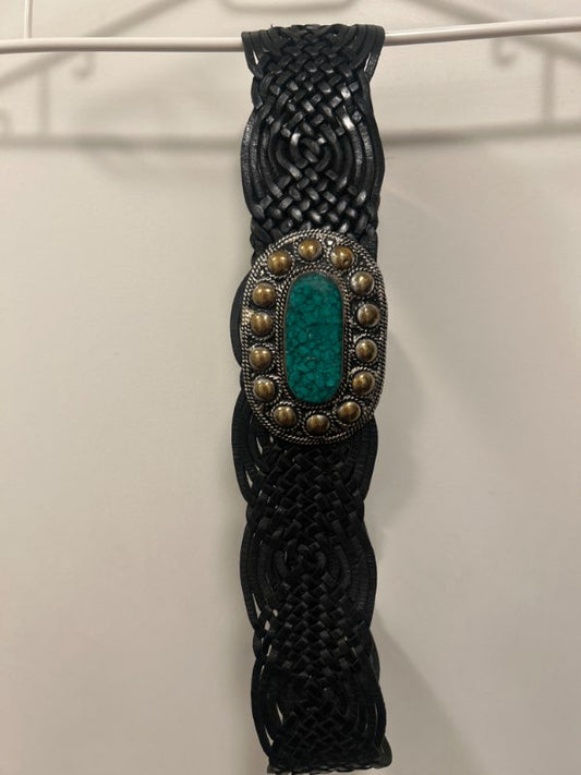 Belt with turquoise stone