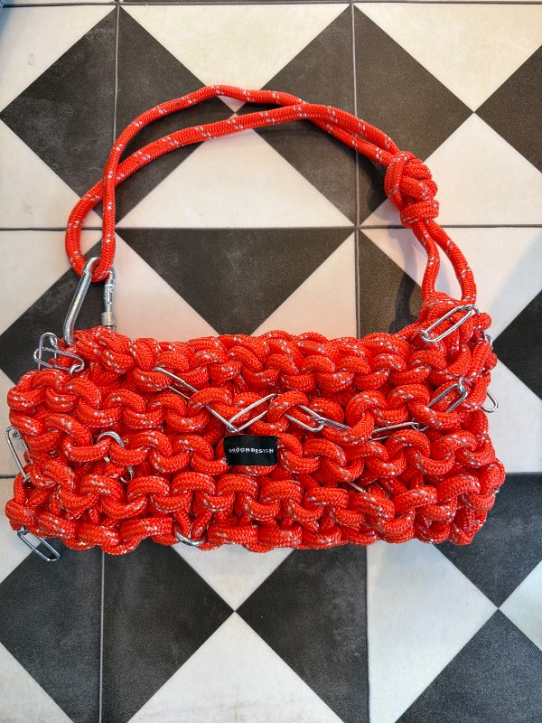 Appelsínugul handmade taska
