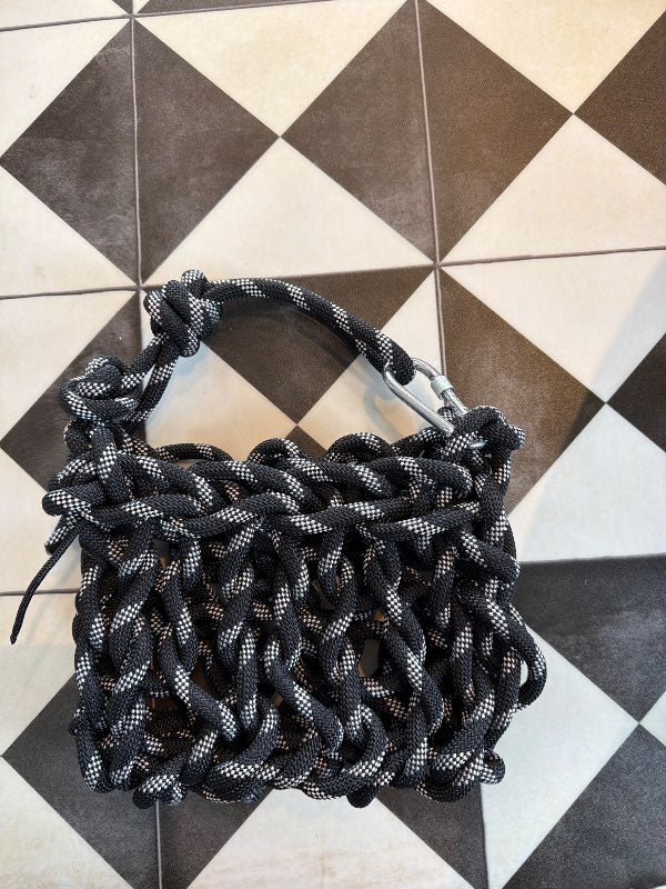 Svört rope handmade taska