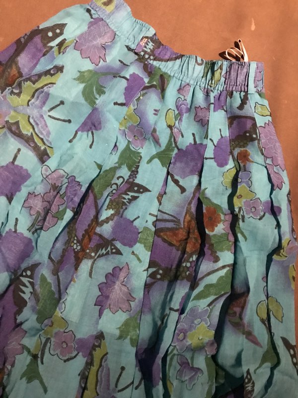 vintage pleaded skirt