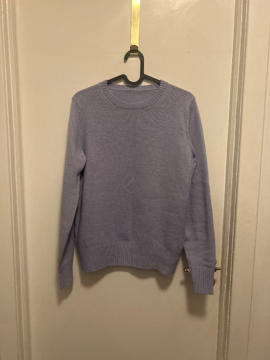 Brora of Scotland 100% wool blue sweater