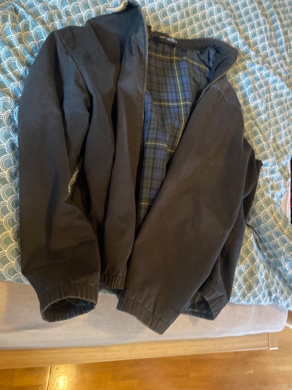 Dökkblár Polo Harrington jakki