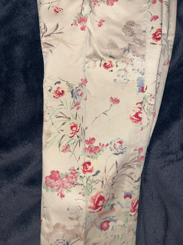 trousers flowers pattern