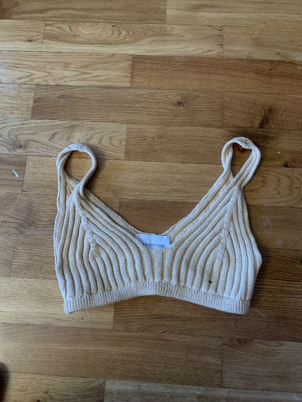 The knotty ones cream bralette