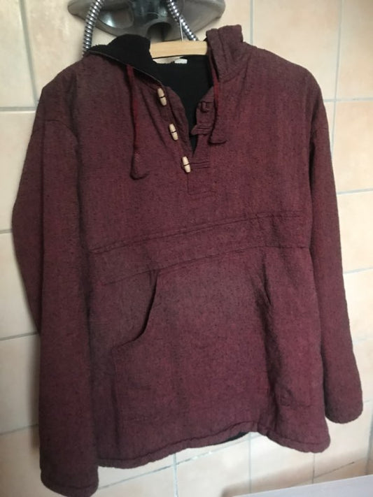 Fleece lined hoodie