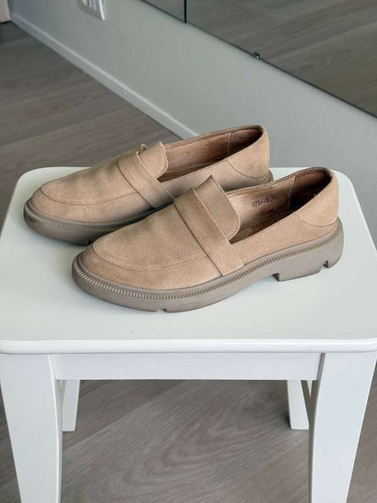 Leather loafers