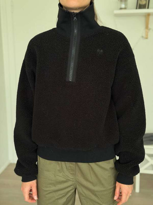 Black wool anorak